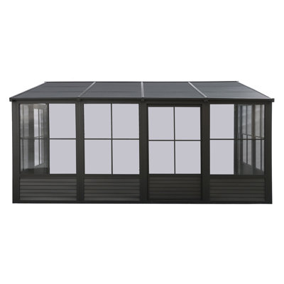 Florence Wall-Mounted Solarium with Metal Roof