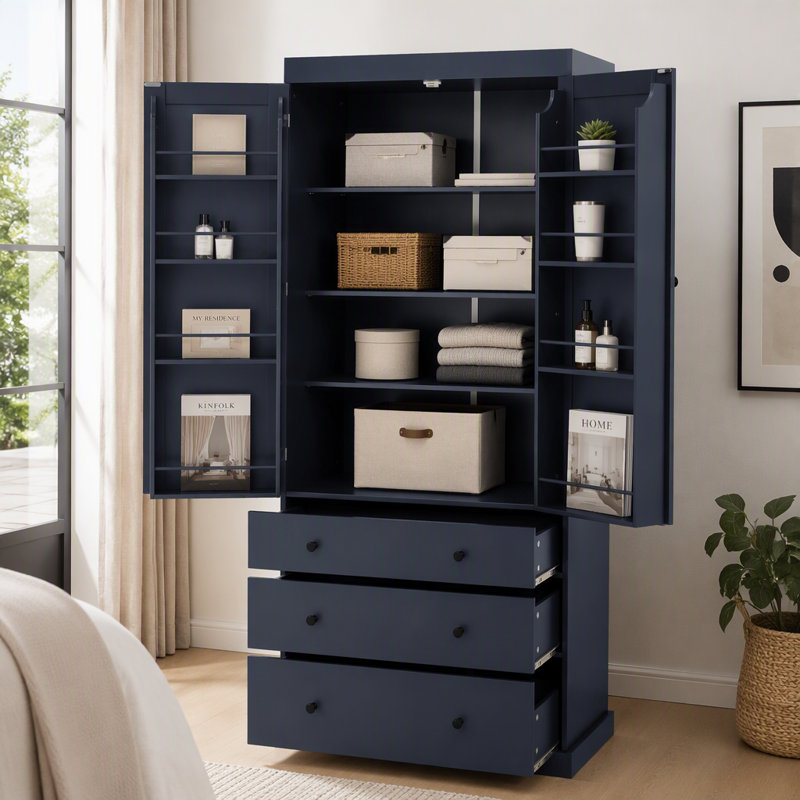 Armoire de rangement 77 po Farmhouse