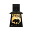 Bear at Dawn - Light Outdoor Wall Lantern