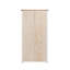 2 Door Solid + Manufactured Wood Wardrobe-20598473