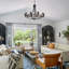 10-light wagon wheel chandelier, Havalah candle style