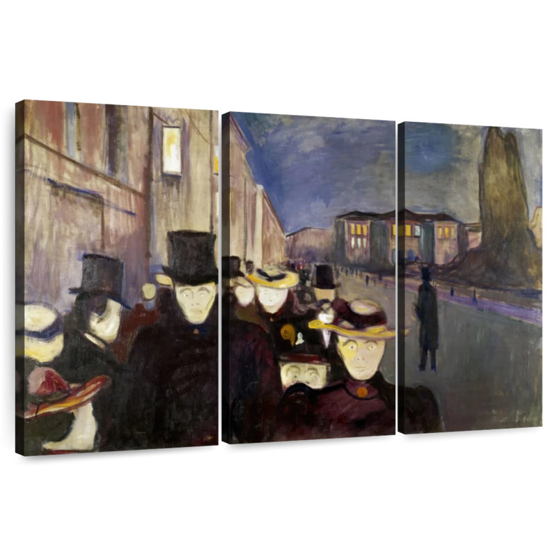 Avery Evening On Karl Johan Street, 24" H x 38" W