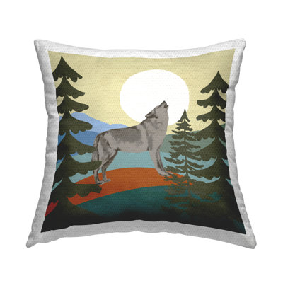 Abstract Outdoor Throw Pillow