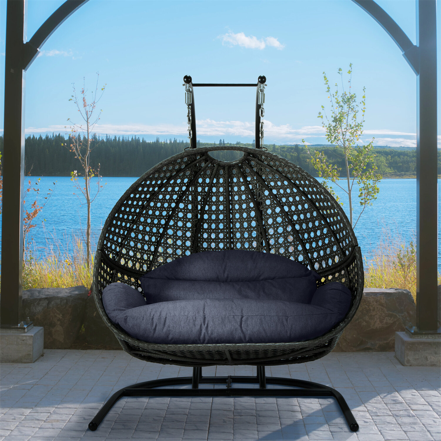 Havenside home iwal teardrop outdoor outlet patio swing chair