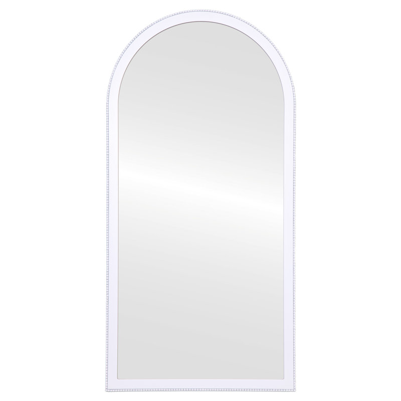 Miroir pleine longueur Aumya, Blanc lin
