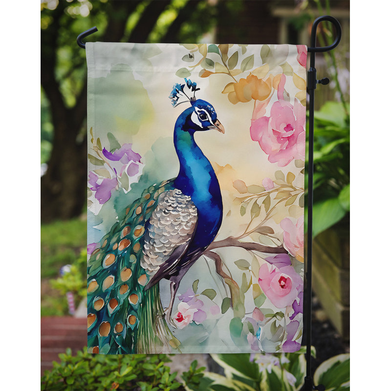 Drapeau de jardin paon_DAC3257