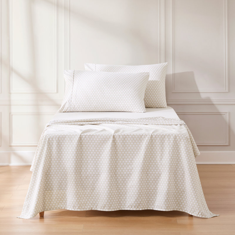 Eternity Neutral Sheet Set, Twin Extra Long Sheet Set with 3 Additional Pieces