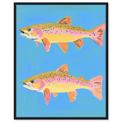 «Twin Fins Canvas Maximalist Art» par Art Remedy