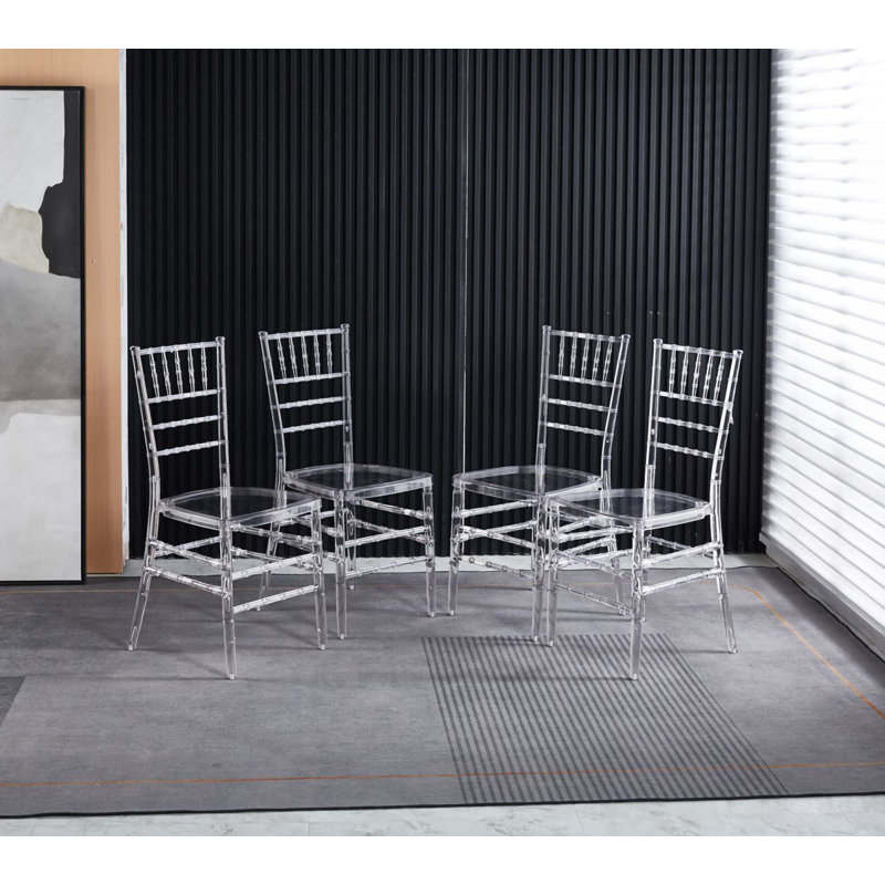 Chaise de soudage, chaise de salle à manger, ensemble de 4, siège en plastique