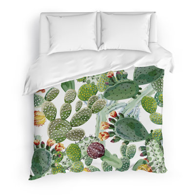 Cactus Polyester Twill Duvet Cover