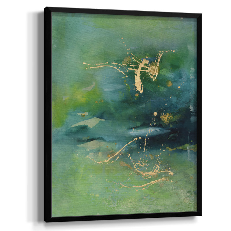 Ashlee Peaceful Diptych II, reproduction d'art sur toile, H 37,5 po x l 27,5 po x P 1 po, Pas de tapis, Toile encadrée noire