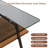 Rectangle Tempered Glass Tabletop Coffee Table