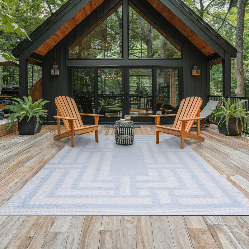 Tapis intérieur / extérieur Amanda, Rectangle 7 pi 11 po x 9 pi 11 po