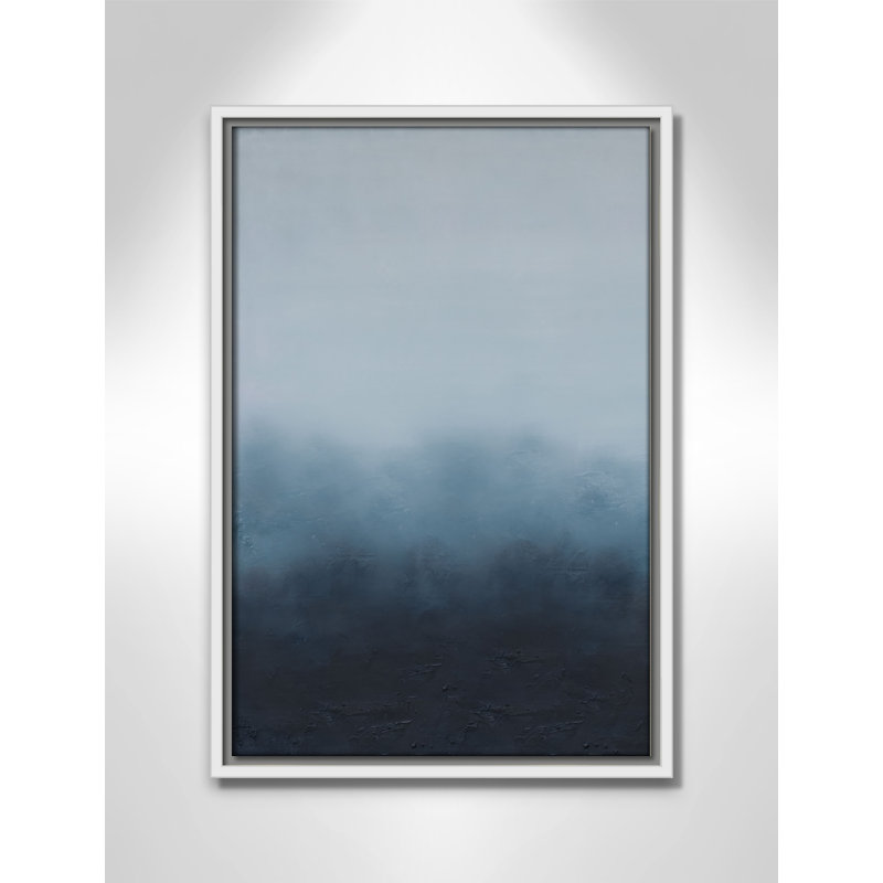 «Elemental II Print» par S.H. Khân, Flotteur blanc, L 13,5 po x H 19,5 po