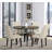 Nydia Round Metal Base Dining Table-892716246