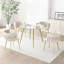 Chaise rembourrée en velours-118095821