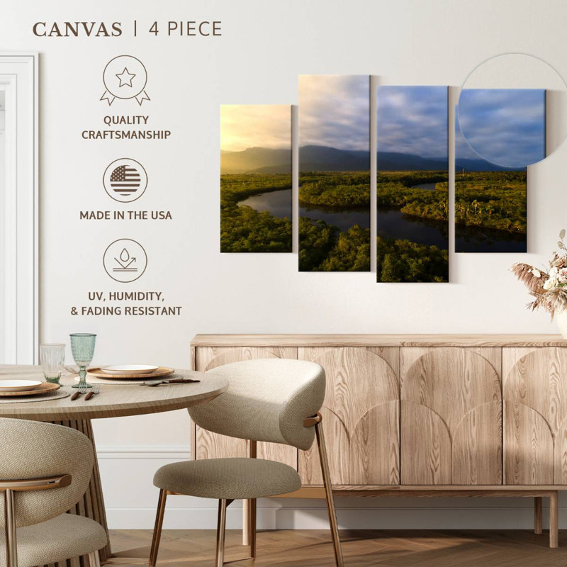 Alvord Amazon Forest River, 27" H x 43" W