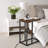 C End Table With USB And Built-In Outlets Sofa Table with Charging Station for Living Room-641368187