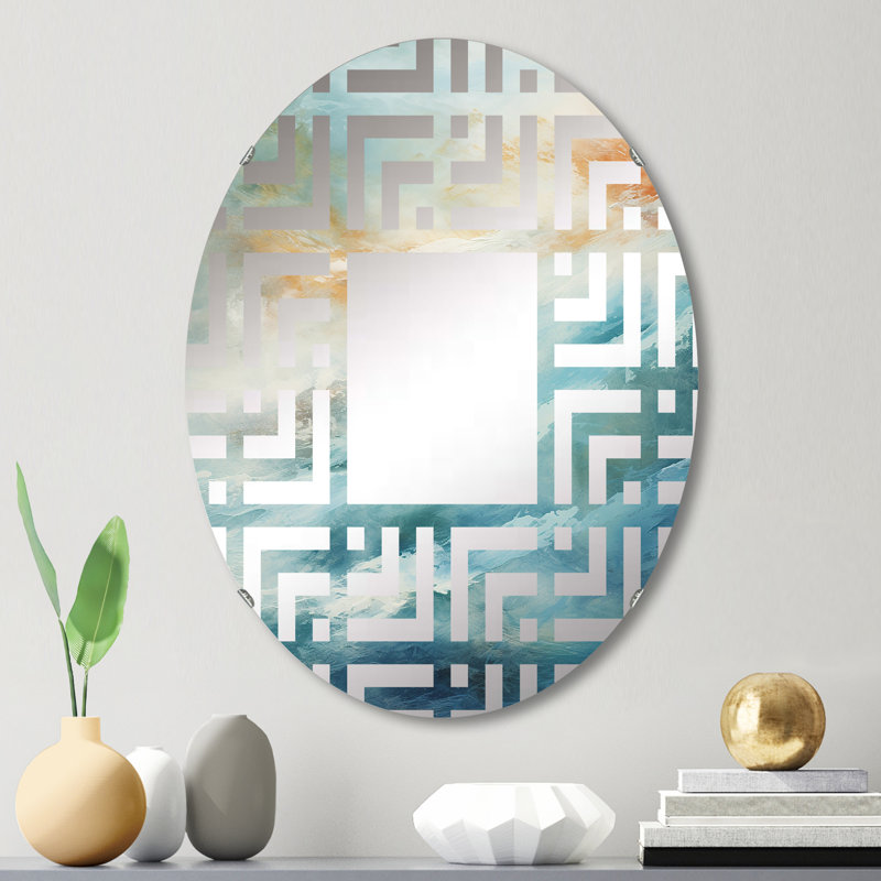 Cirri Oval Wall Mirror, 20" W x 30" H