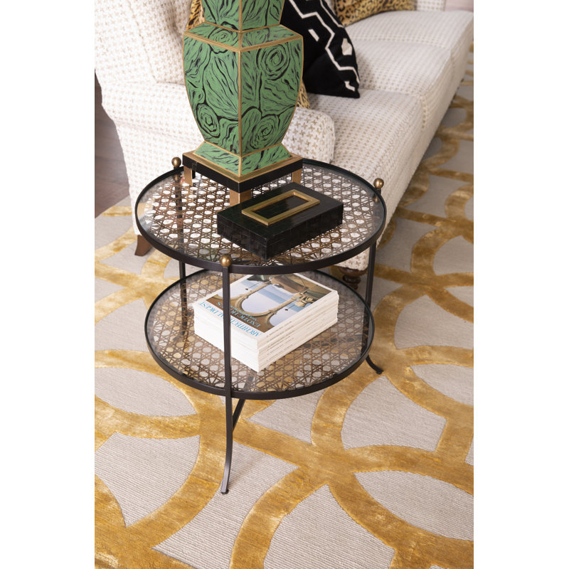 Great South Bay Glass End Table