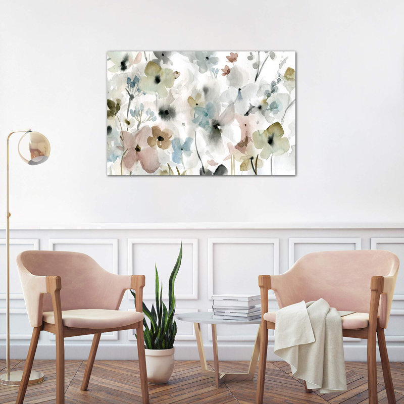 Evening Garden by Carol Robinson - Painting on Canvas, 101.6 cm H x 66.04 cm W x 1.91 cm D, No Frame