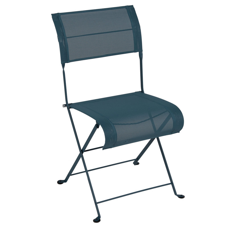 Dune Outdoor Dining Side Chair, Acapulco Blue
