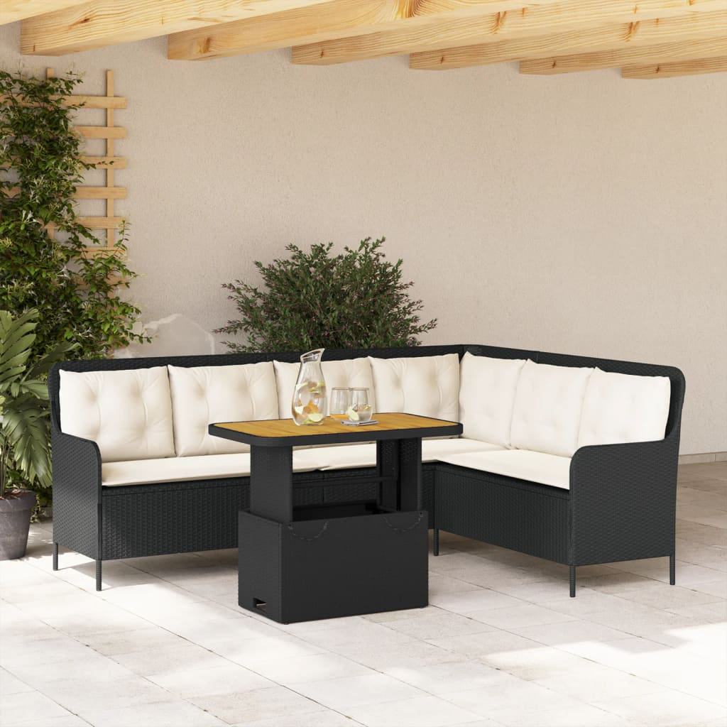 Gartensofa mit Kissen