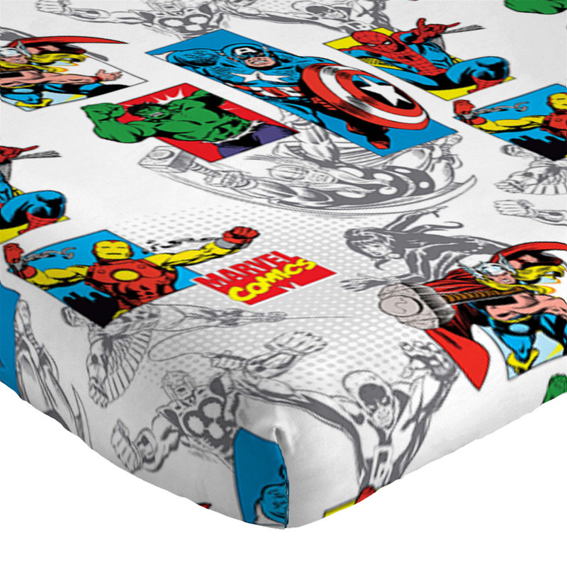 Marvel Comics Good Guys Twin Bed Set