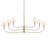  6-Light Classic Shaded Arm Chandelier-111187511-111187515