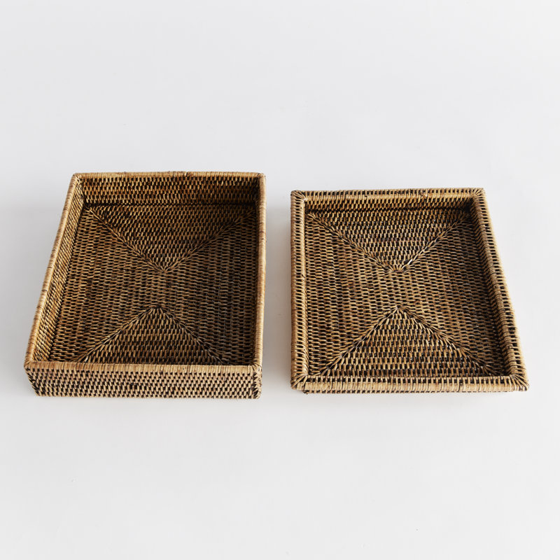 Handmade Wicker Decorative Box, Brown