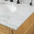 Rivers 72'' Double Bathroom Vanity with Carrara Marble Top-73360009