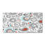 50cm W x 100cm L Glass Peel and Stick Panel