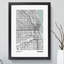 Map Chicago USA - Picture Frame Graphic Art-62802460-62802465