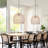 1-Light Rattan Pendant Light Single Natural-901811024