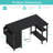 Built-in Outlets L-Shaped Computer Desk with Drawers & Storage Shelves-1415146808-1415146812