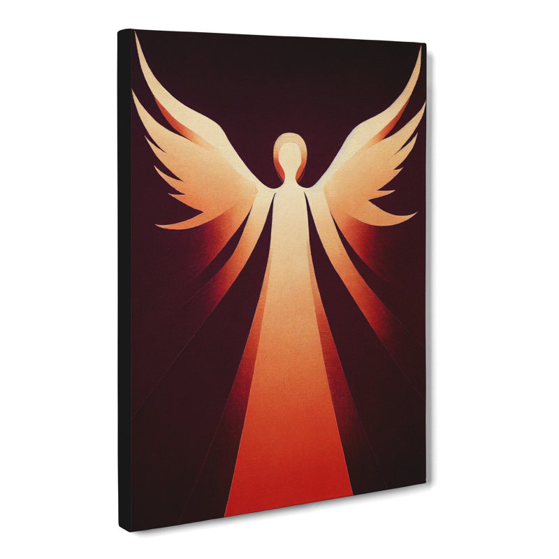 Angel Patchwork - Wrapped Canvas Print, 50cm H x 35cm W x 3cm D