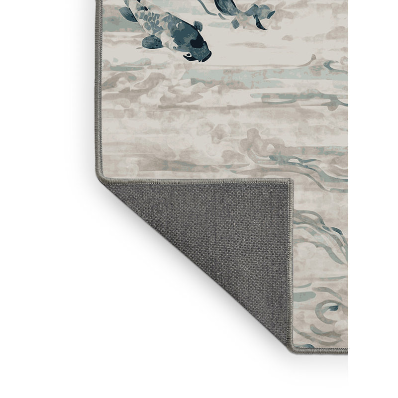 Tapis gris soyeux et moelleux, Rectangle 8 pi x 10 pi