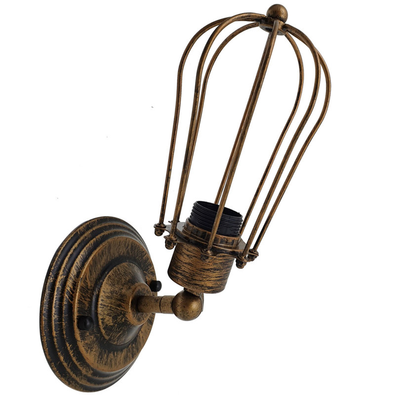 Mokane Armed Sconce, Brushed Copper, Brushed Copper
