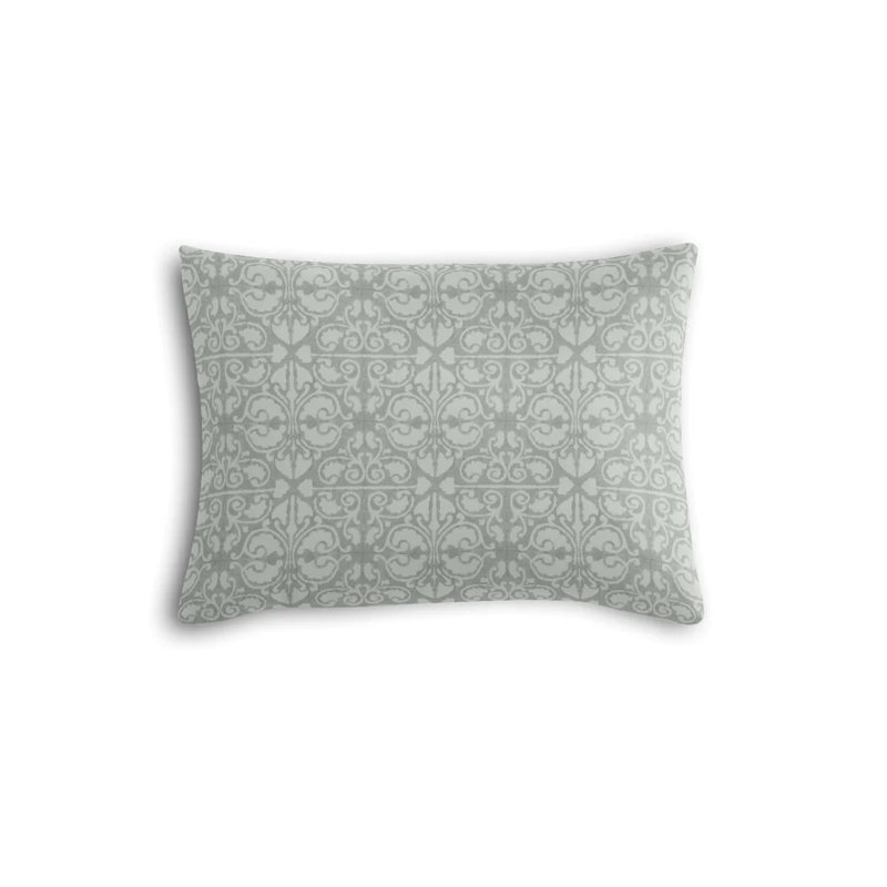 Coussin Claremont, 14 po x 48 po, Gris