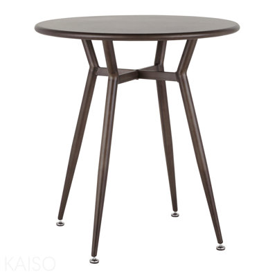 Round Dinette Table In Antique Metal