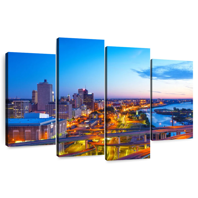 Senne Memphis Highways, 32" H x 52" W