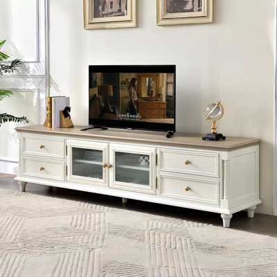 American Retro Cream Style TV Cabinet