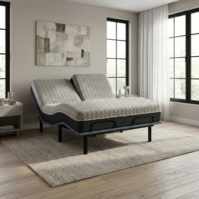 Copper Infused Hybrid Queen Mattress With Split Top Design, Advanced Cooling Cover, Pressure-Relieving Memory Foam, And Individually Wrapped Coils For Balanced Support And Motion Isolation.