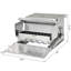 Mangeoire à poulets d'une capacité de 25 lb - Acier galvanisé et aluminium, solution d'alimentation automatique et hygiénique sécurisée