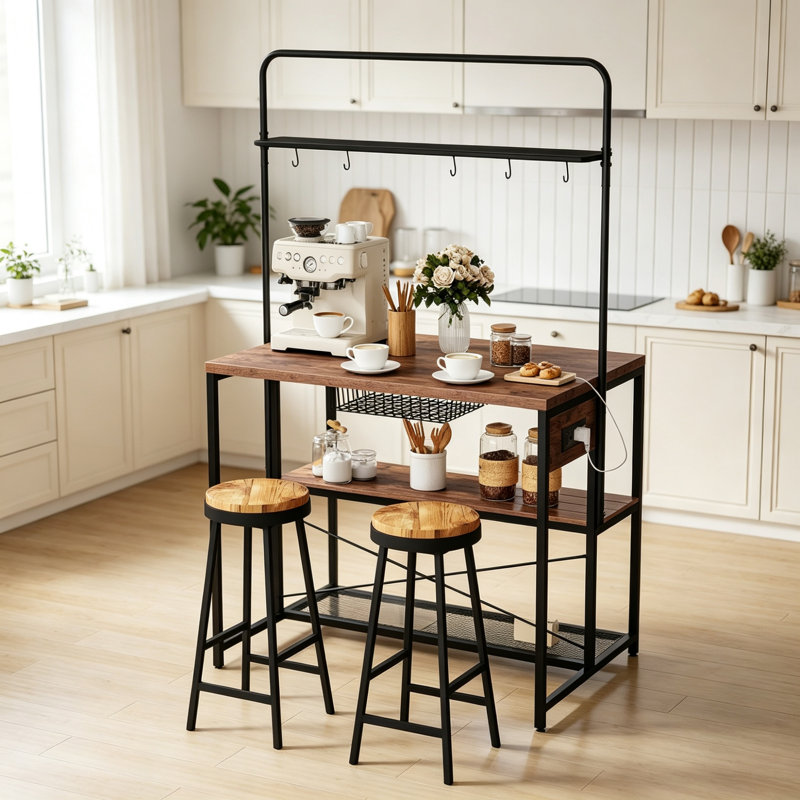 107 cm W Kitchen Island with
