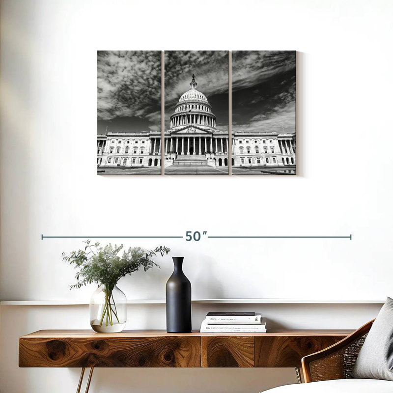 Capitole des États-Unis, H 20 po x l 33 po