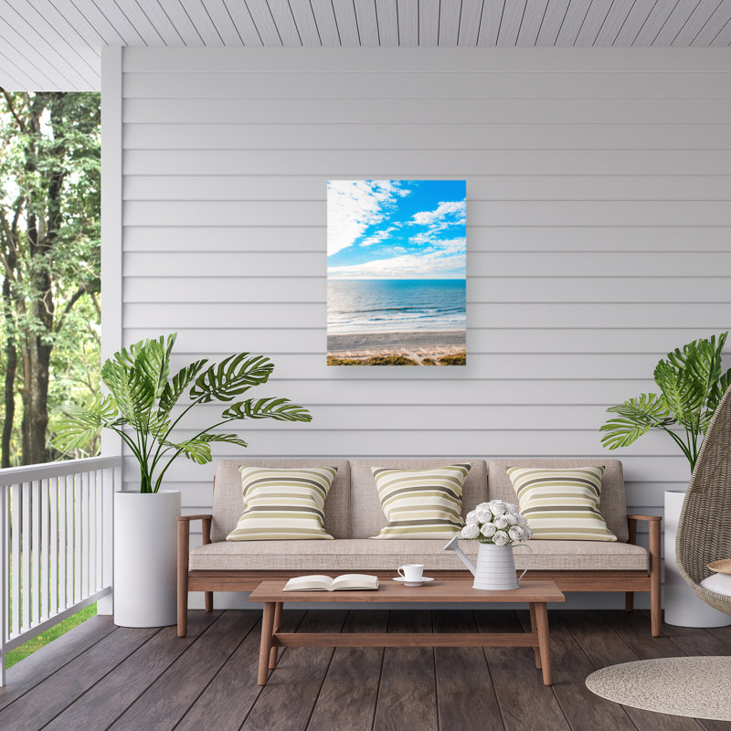 Toile d'extérieur Life Beautifulee Ocean Sky River, H 24 po x l 18 po