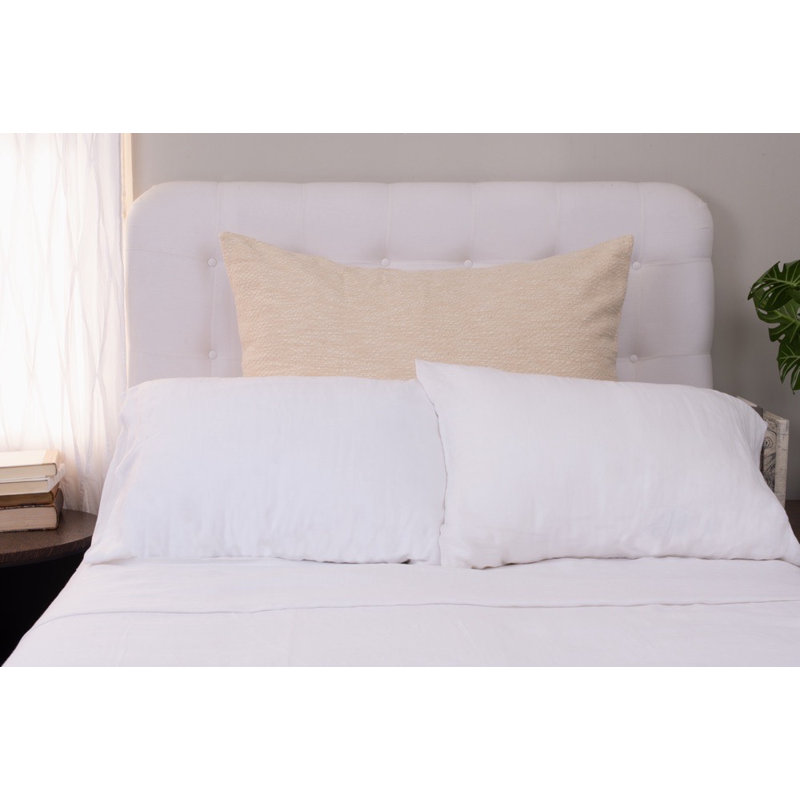Lanaro Euro Pillow Cover & Insert, Ivory