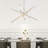 Burcker Aluminum Dimmable LED Modern Linear Chandelier-88893583-102743057