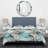Floral Duvet Cover Set - Seaside Reflections Tropical Pattern-839972245